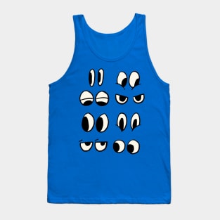 Cartoon Eyes Tank Top